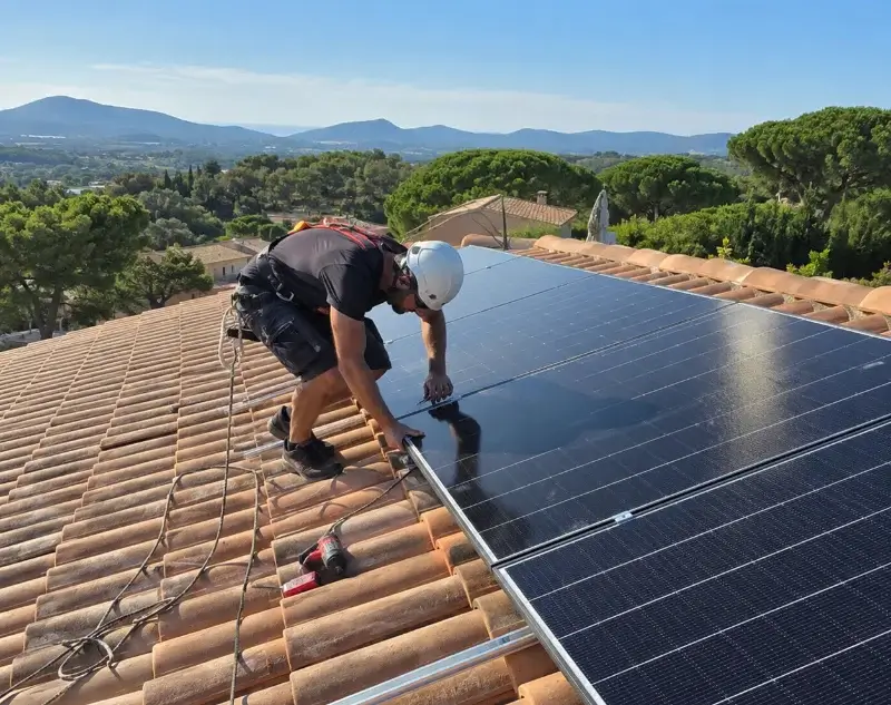 Installateur panneaux solaires Le Rove — pose photovoltaïque sur toiture