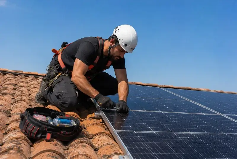 Maintenance et monitoring de panneaux solaires au Rove