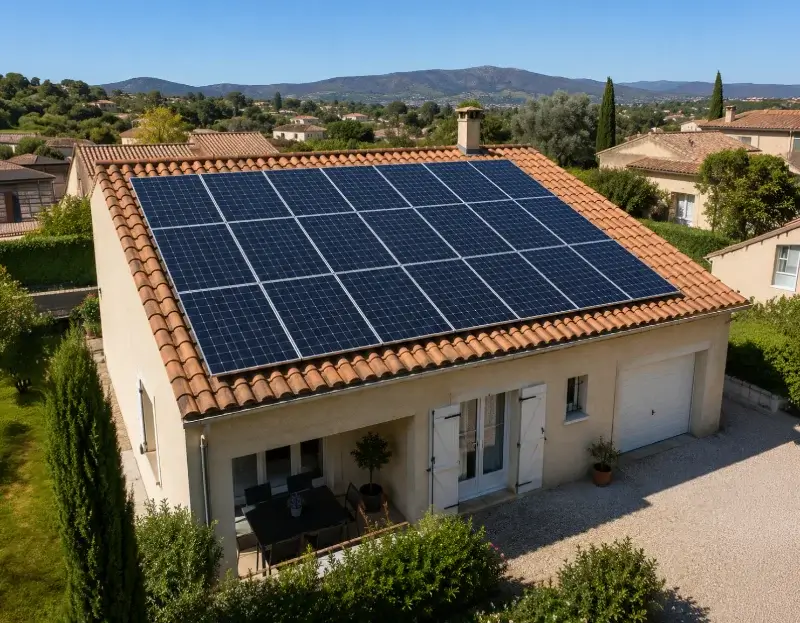 Prime à l'autoconsommation panneaux solaires Le Rove — aide financière de l'État